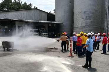 Personal participó en capacitación sobre Brigadas contra incendio y evacuación