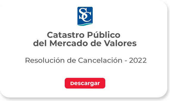 Mercado de Valores Catastro 2022